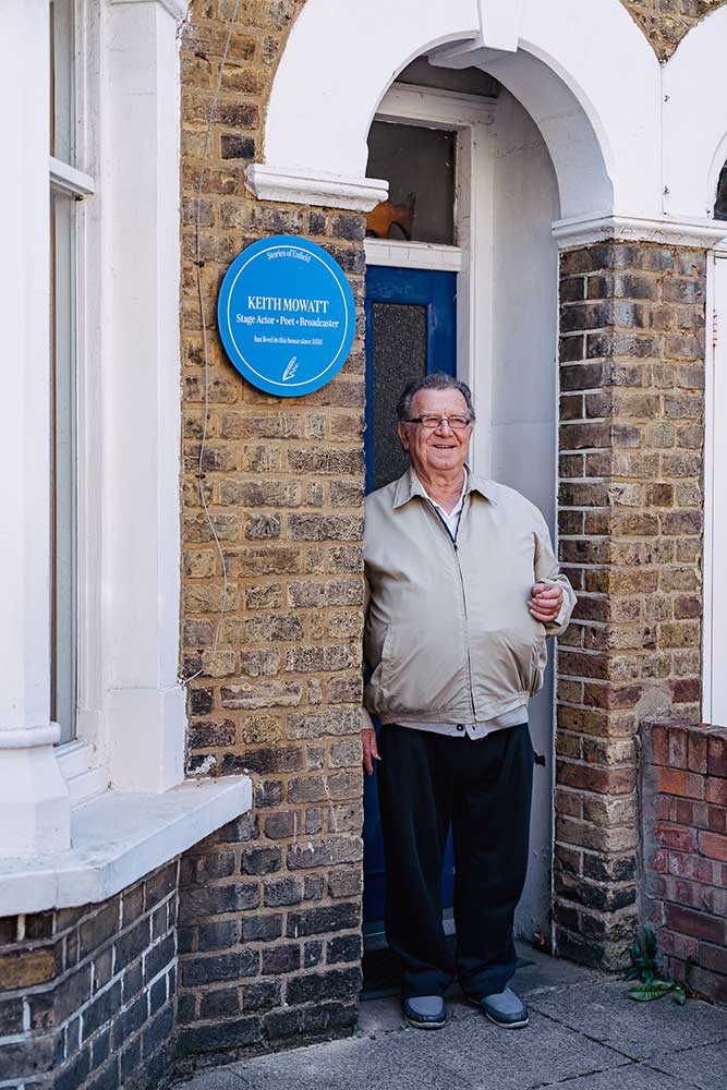 Keith Mowatt's Blue Plaque