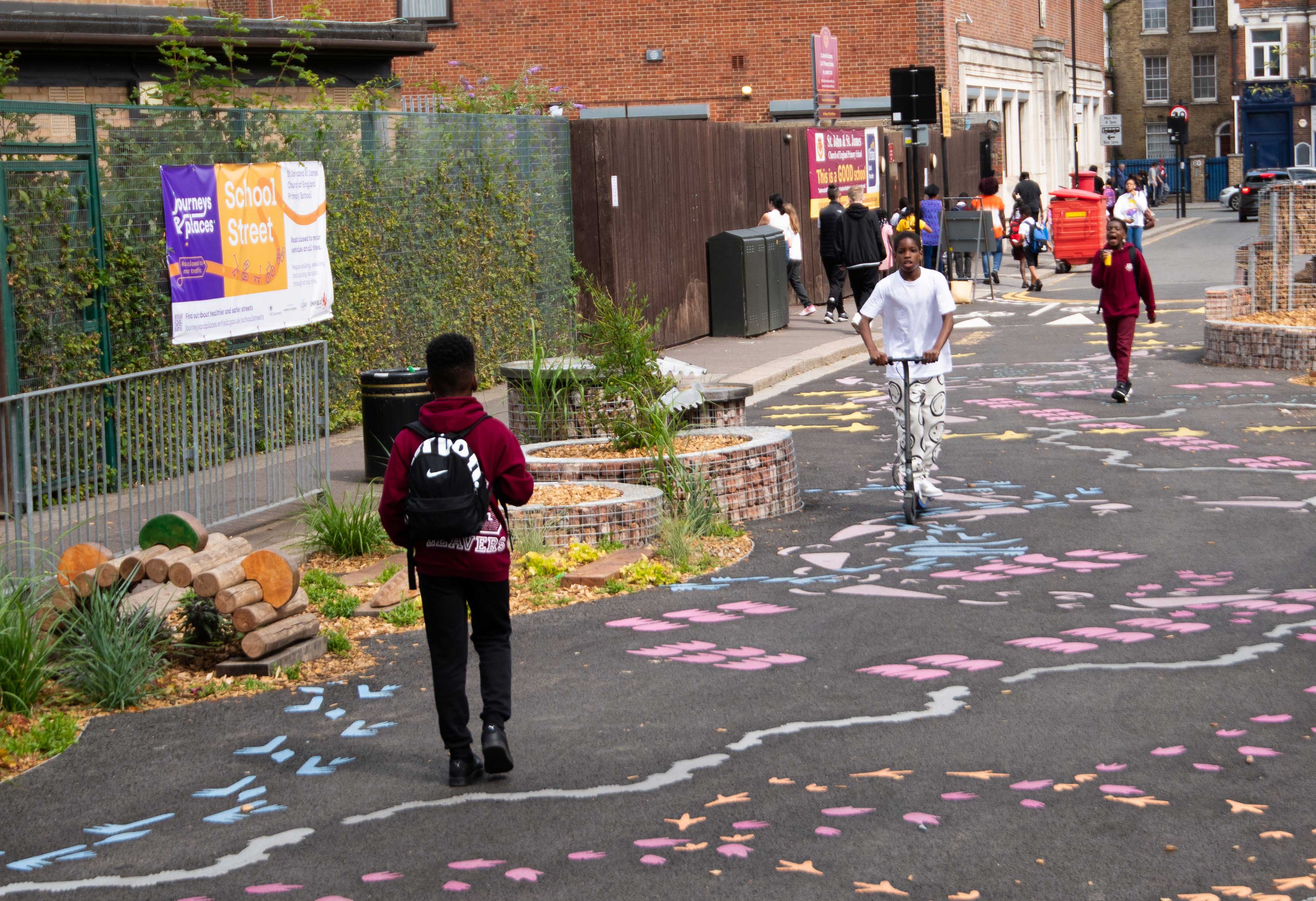 New clean air route improves air quality for school children