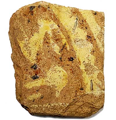 A fragment of Penn tile. The Penn tileries formed the most extensive, successful, and well-organised commercial tile industry in medieval Britain.