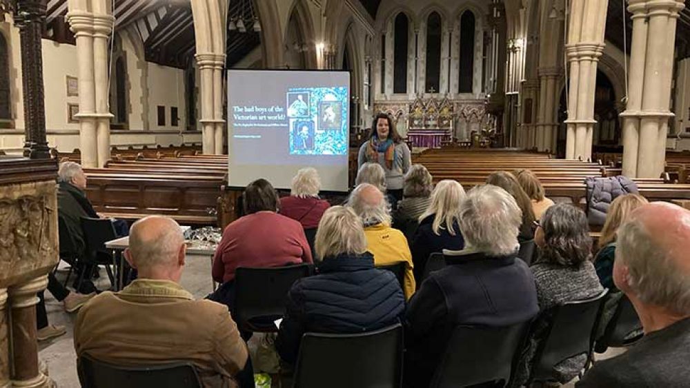 The project included talks for Enfield residents about the stories of the windows