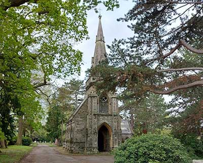 Lavender Hill cemetery chapel