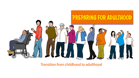 Preparing for adulthood logo