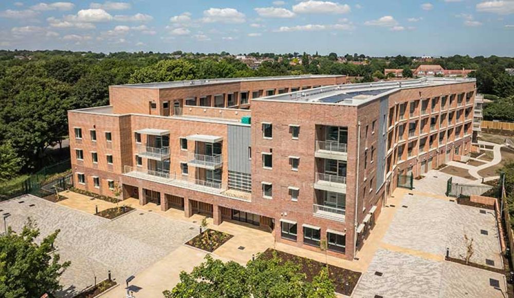 Reardon Court Scheme aerial view