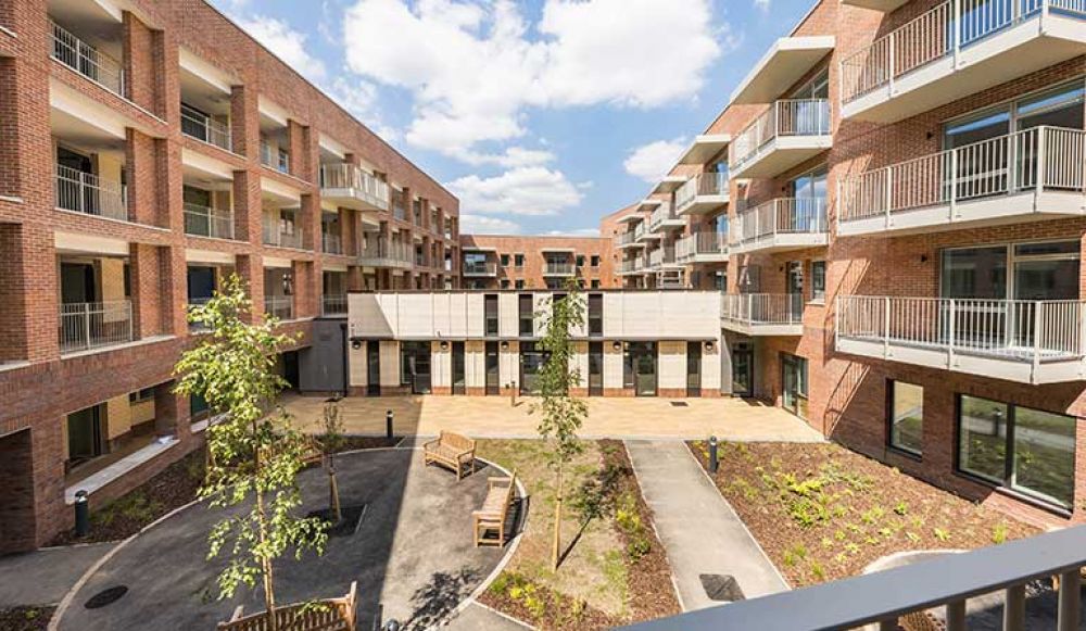 Reardon Court courtyard view