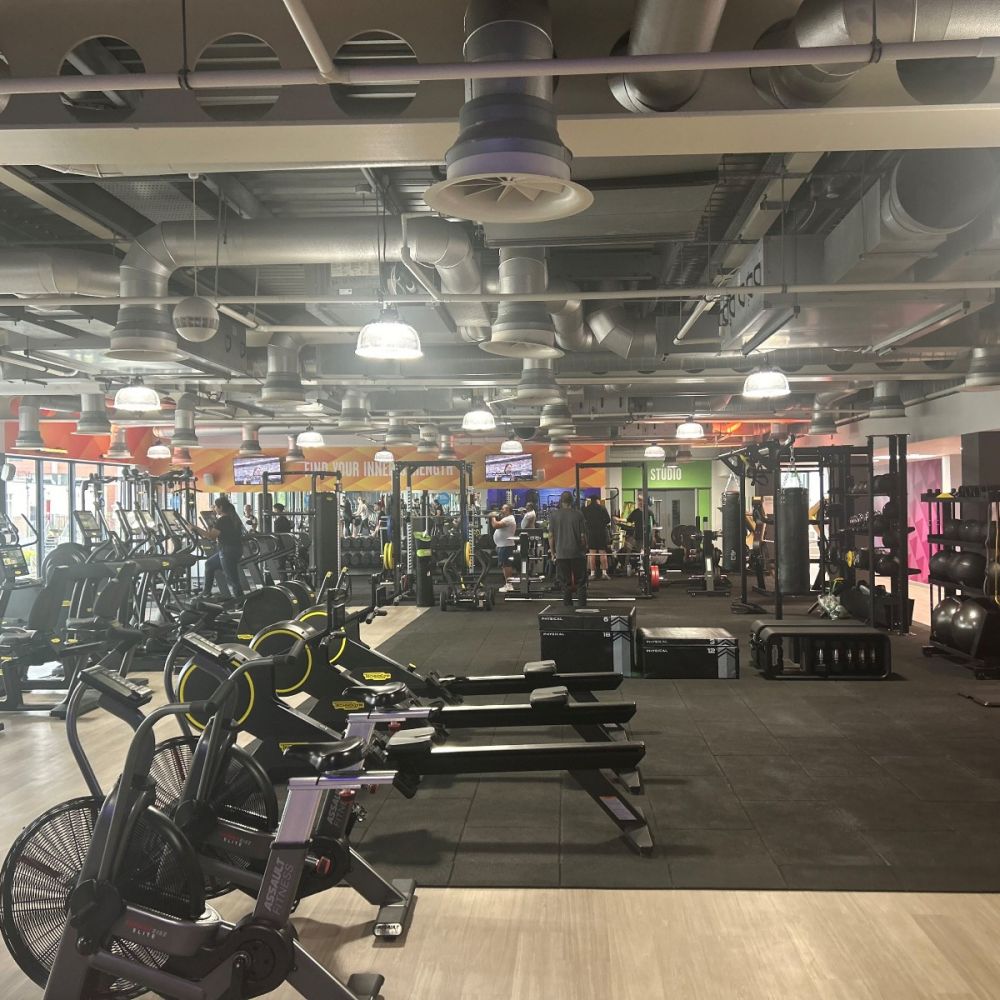 Inside southgate leisure centre gym area