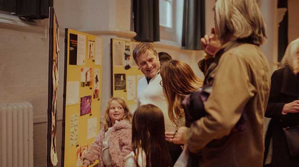 Workshop for the local community celebrating Stevie Smith’s poetry. Photo credit: Atemis Szekir-Rigas